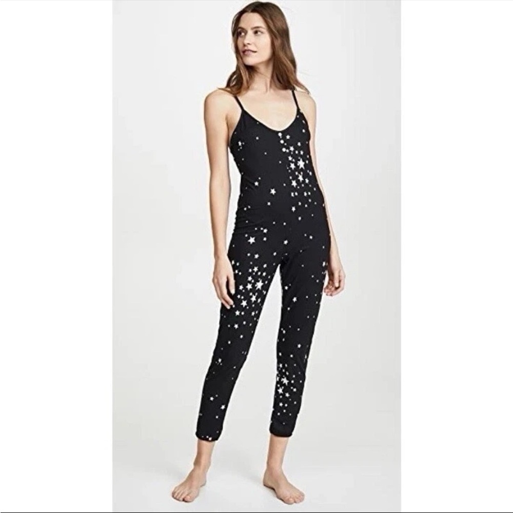 Mason Grey Black Star Print Jumpsuit